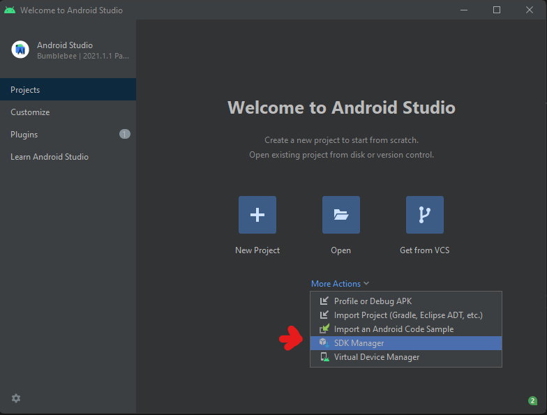 Android Studio SDK Manager